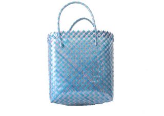 バリ島プラカゴバッグ【アクア】